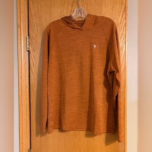 TBMPOY Womens UPF 50+ Sun Protection Hoodie. Orange. Size XL